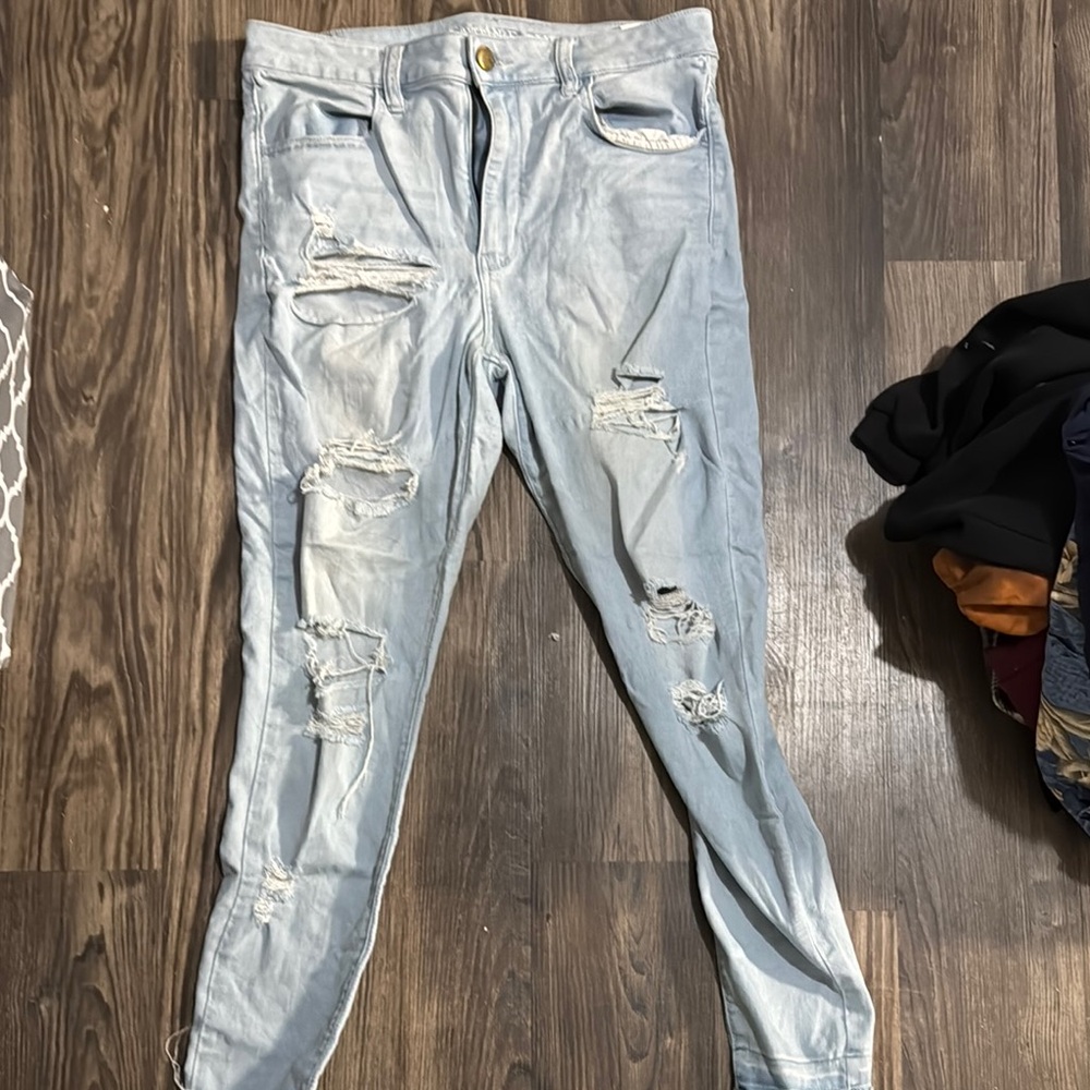 American Eagle Outfitters Blue Skinny Jeans